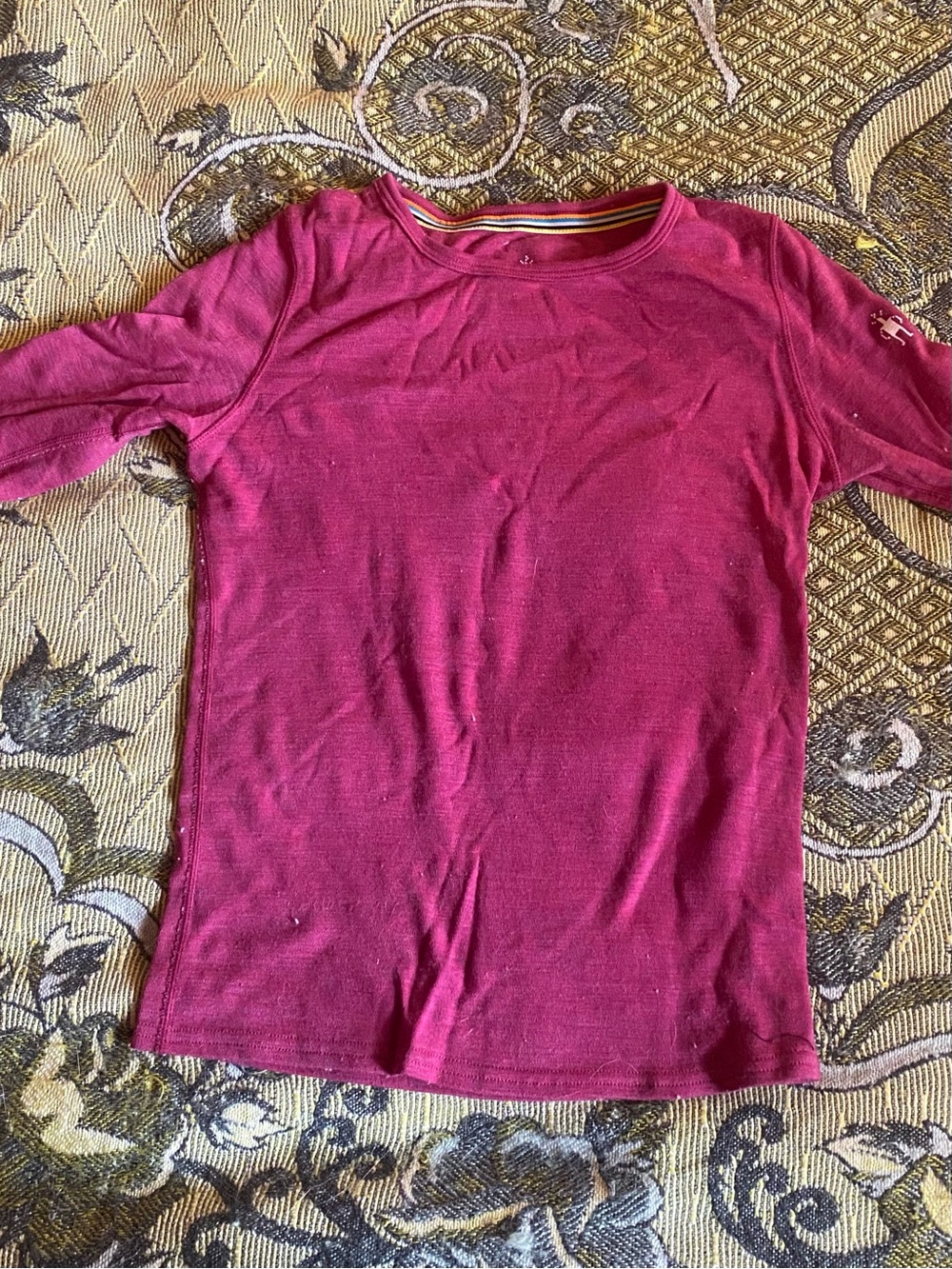 Smartwool merino wool long sleeve. Youth L